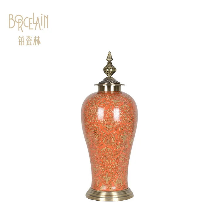 

Украшение дома Изысканные керамические бутылки для хранения имбиря с крышкой