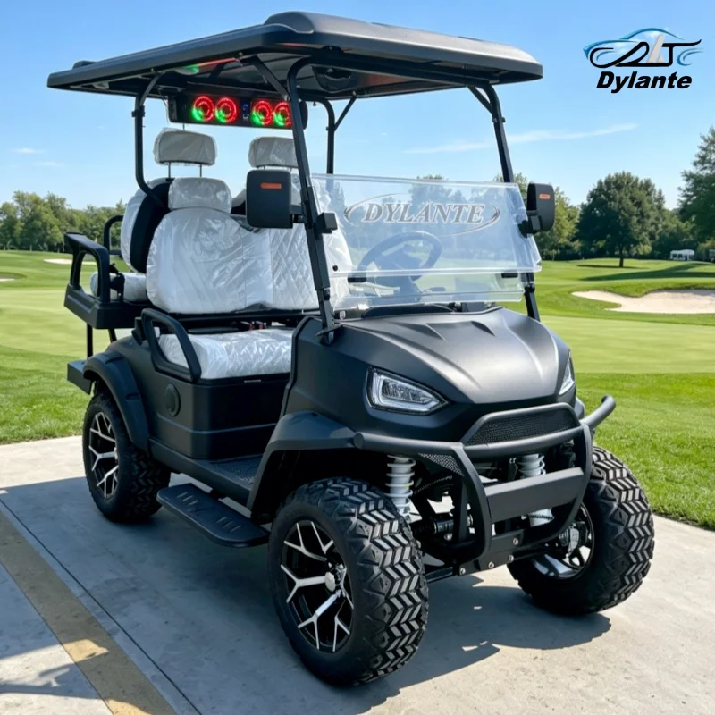 Customizable 4WD with Solar Panels 2/6 Seater 5000W/7000W Options 60V/72V for Eco-Friendly Transportation Electric Golf Cart