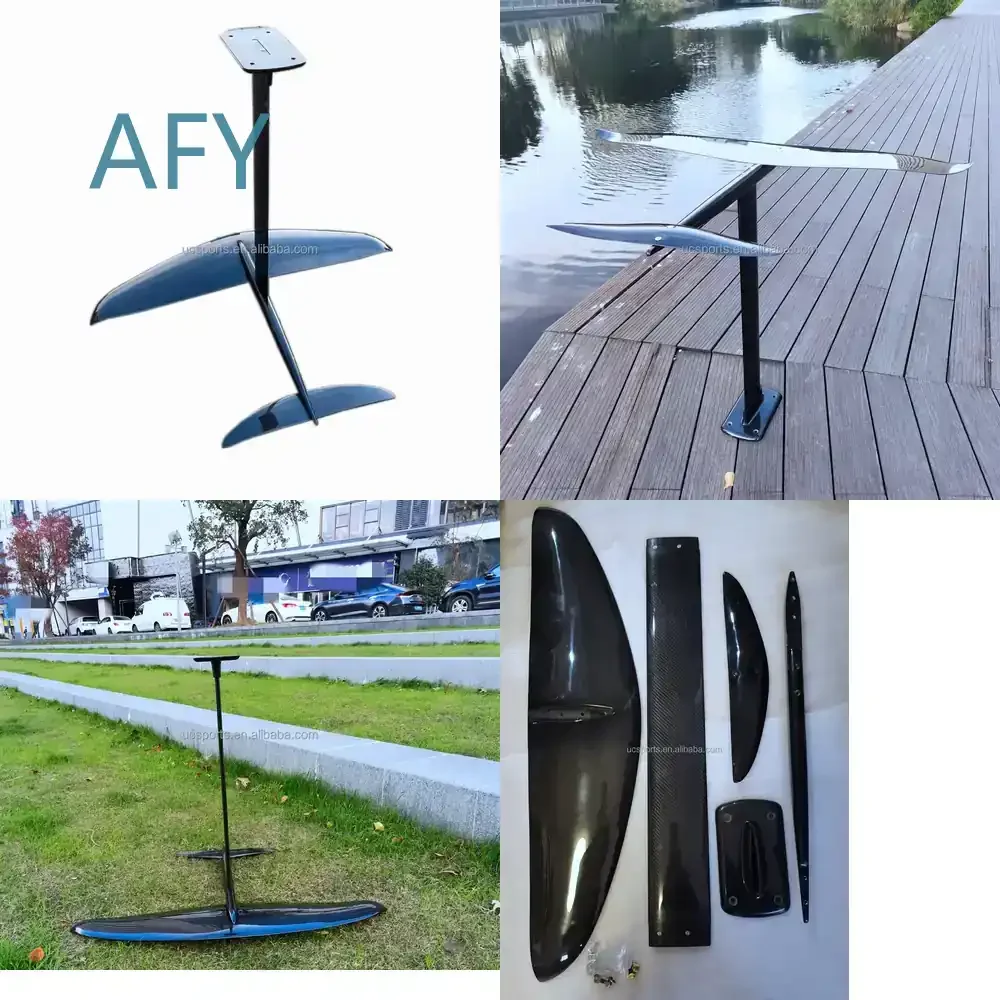 3K Carbon Fiber Hydrofoil for SUP Surfboard for Ocean Waters for Wake Boarding for Surfing for Hydrofoiling for Stand Up