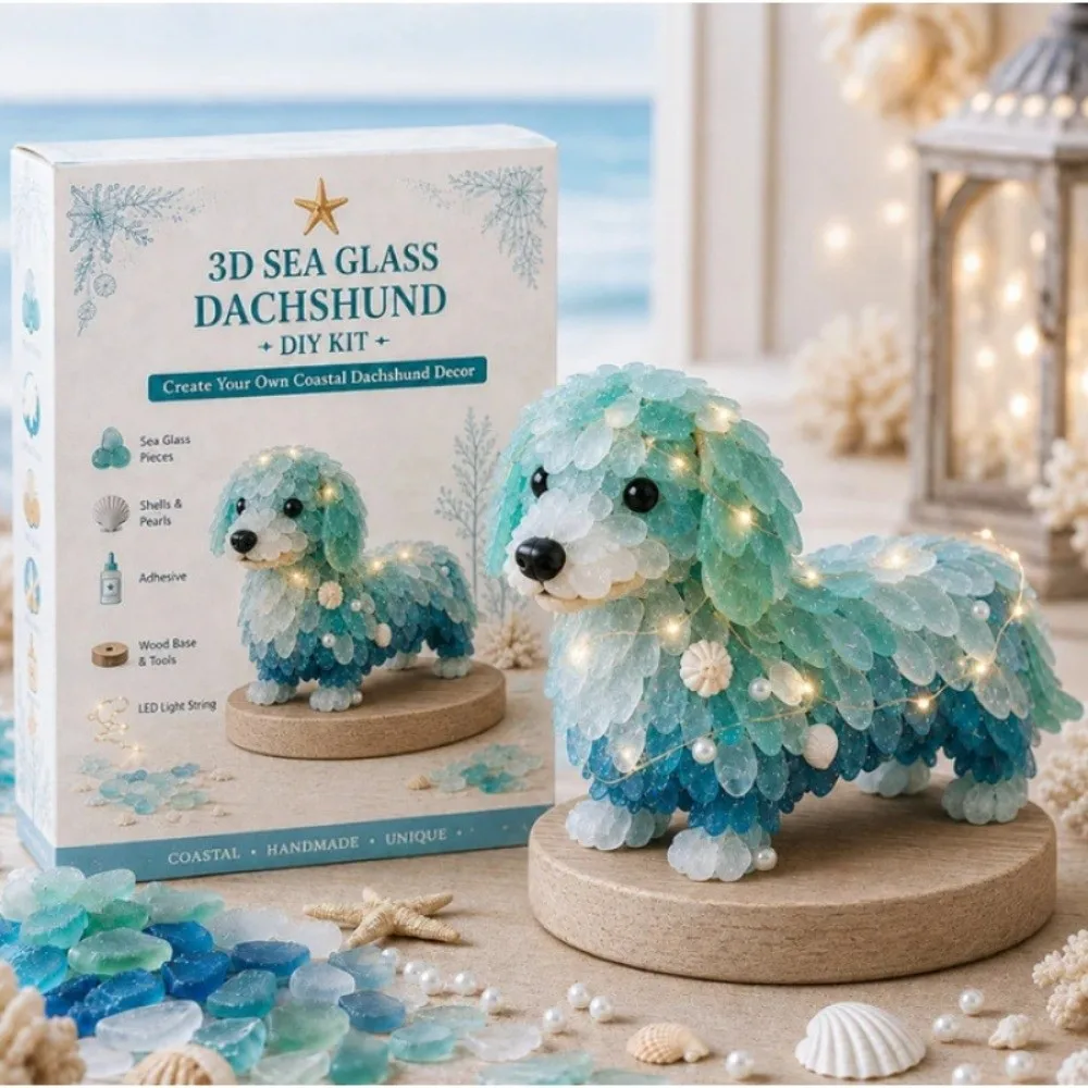 Sea Glass Christmas Tree Kit 1