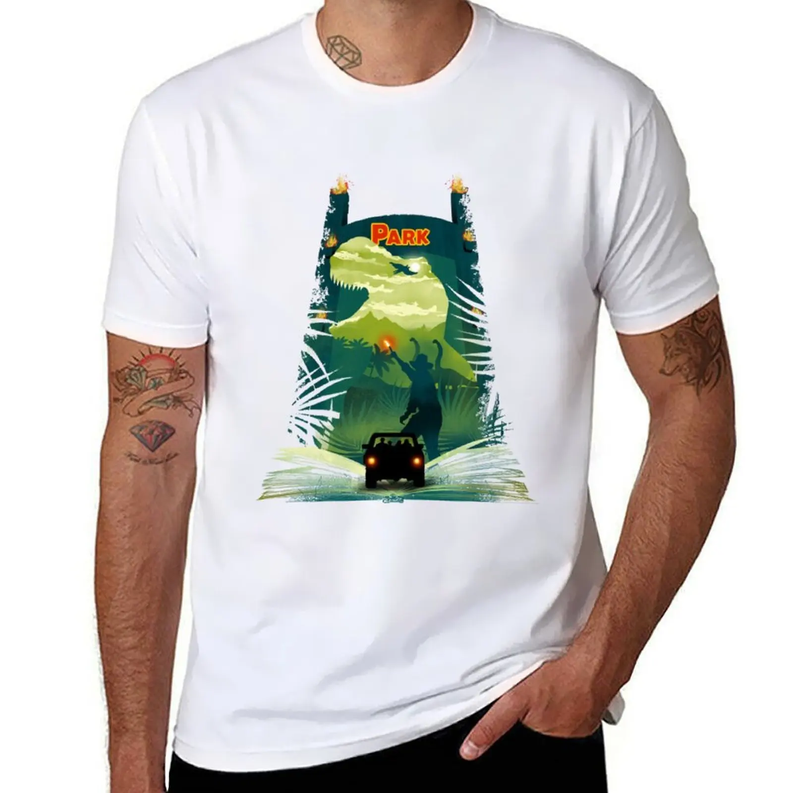 

Jurassic Book T-Shirt g man t shirts for men cotton t shirts man 100% T-Shirt