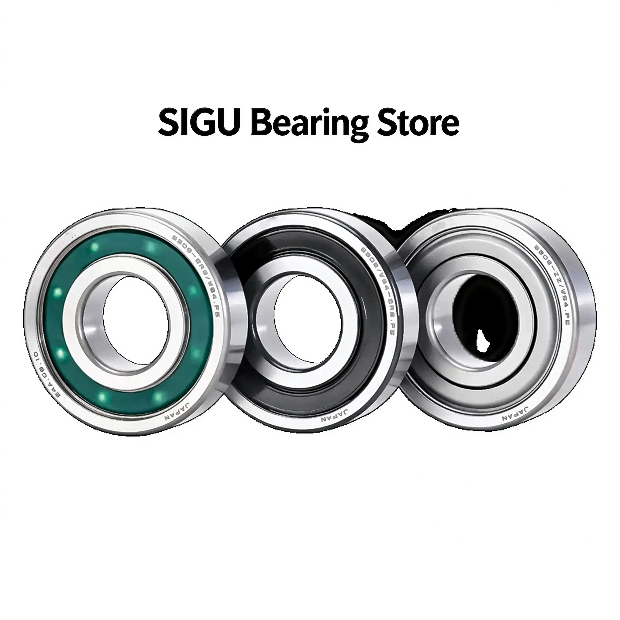 Solid Grease Lubricated Deep Groove Ball Bearing 6300 6301 6302 6303 6304 6305 ZZ 2RS