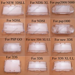 Plastic Clear Crystal Protective Hard Shell Skin Case Cover For GBA SP NDSL DSI NDSi XL 3DS XL New 3DS XL LL Console PSP 1000