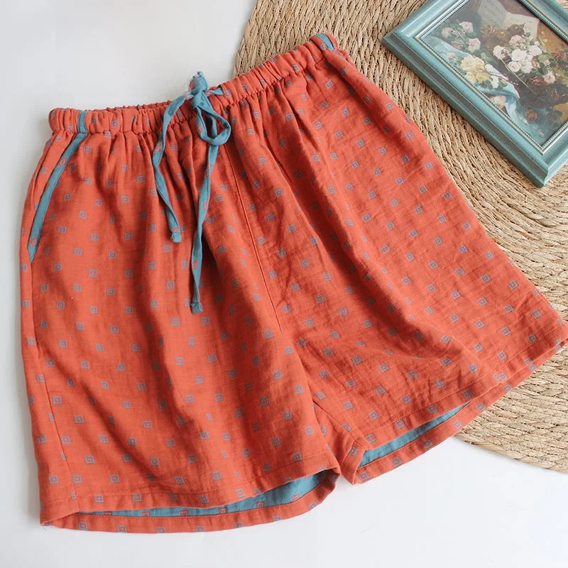 High quality women's shorts - orange