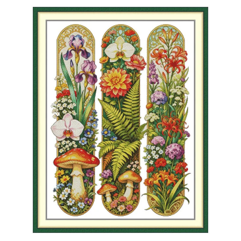 Forest Whispers Patterns Counted Cross Stitch Set DIY 11CT 14CT 16CT HD Stamped DMC Cross-stitch Kit Embroidery Needlework Gifts
