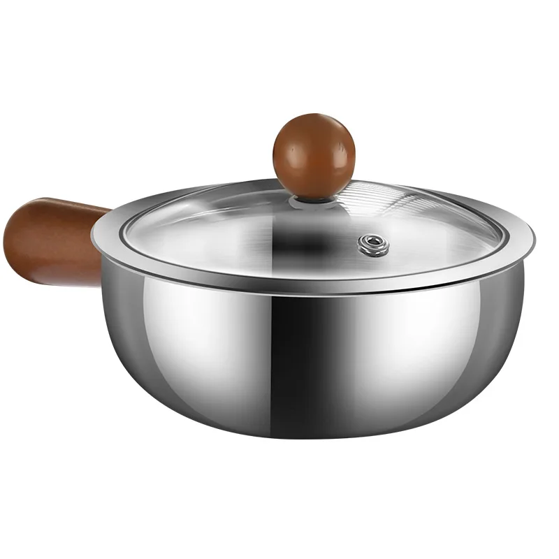 

304 walnut single handle bowl uncoated soup bowl instant noodles snail powder yogurt household