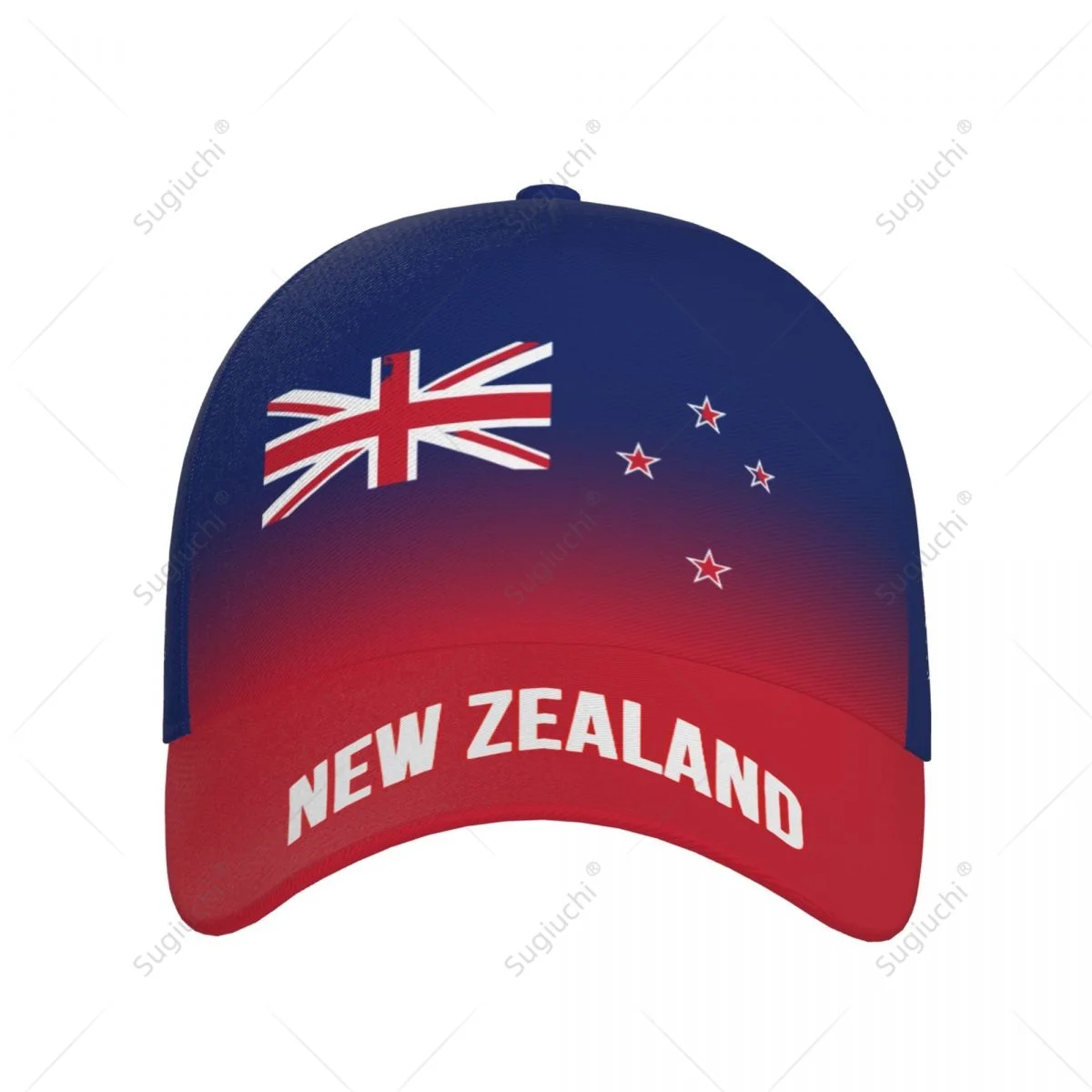 Unisex Baseball Cap Hat New Zealand Gradient Color 3D Printing for Tennis Outdoor Bike Bicycle Golf Baseball Sports Fans