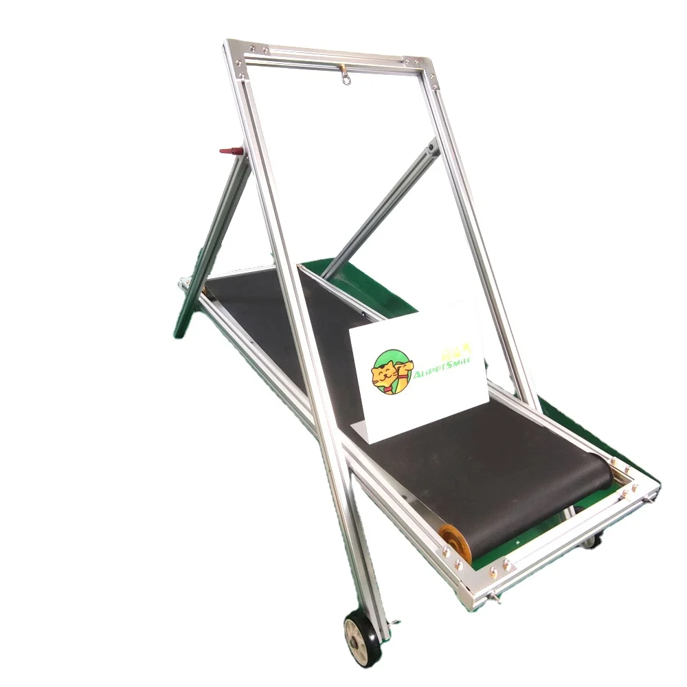 

Factory directly sales manual dog running training machine aluminum slat mill dog pet treadmill