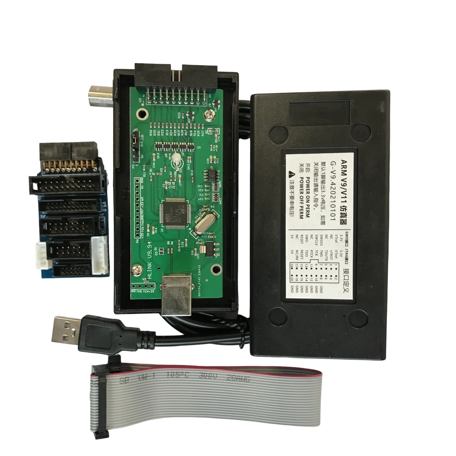 سرعة عالية لـ J-Link JLink V9 USB JTAG ARM محاكي مصحح الأخطاء لمحاكي J-Link V11 Jlink V11 STM32F103C8T6 STM MCU