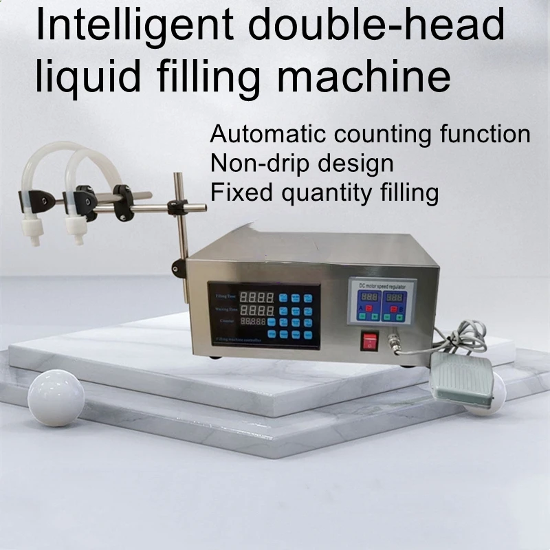 High precision filling machine GFK280 small CNC liquid Electric liquor and beverage quantitative filling machine