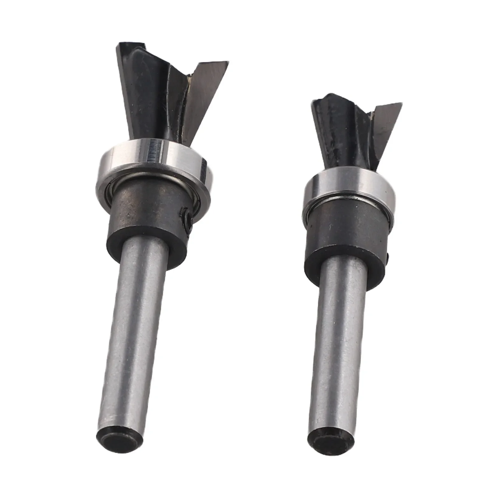 

Wood Router Bit with 14IN Shank Carbide Dovetail Cutter and Bottom Bearing for Smooth Routing and Accurate Wood Joinery