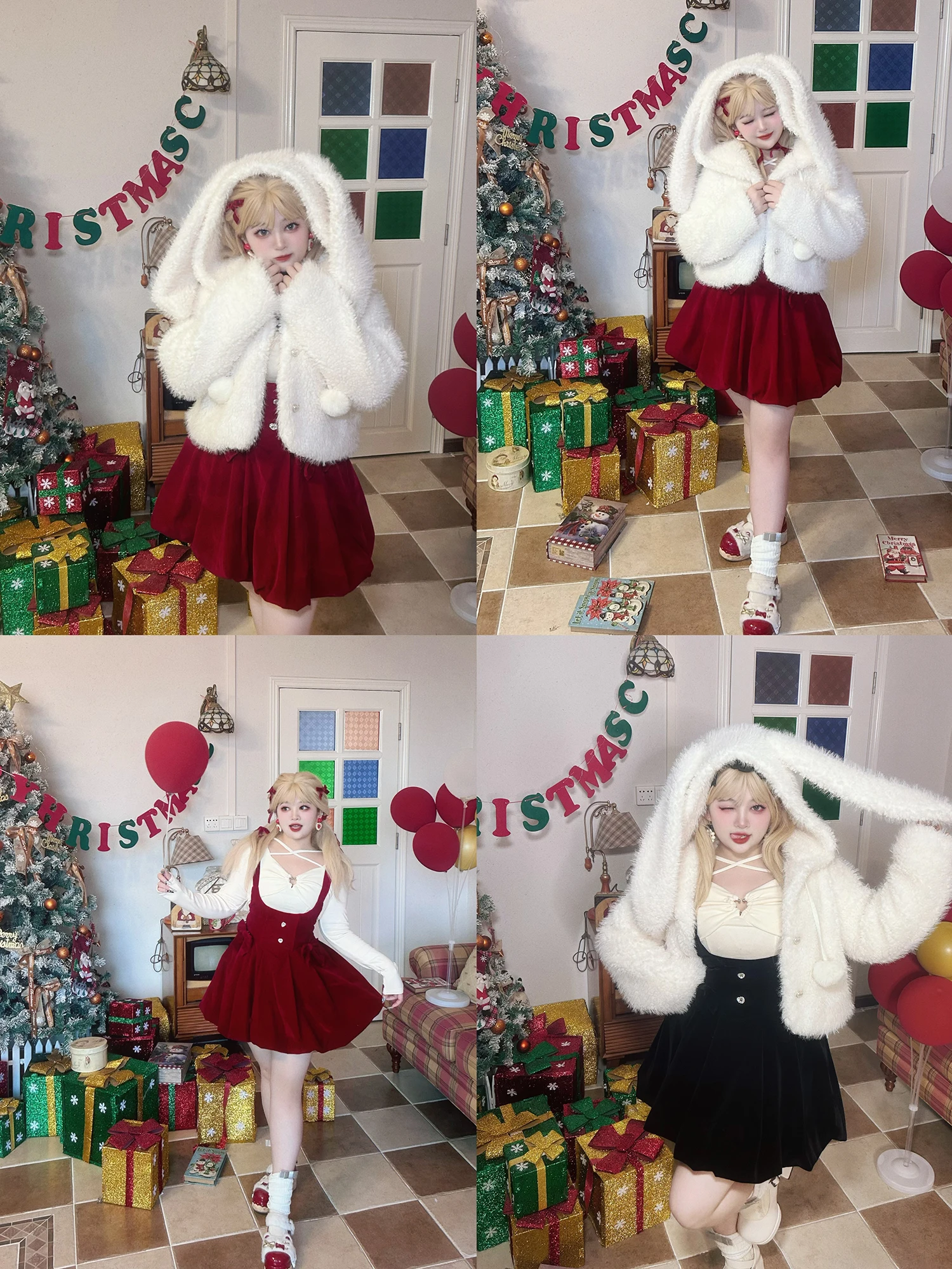 

Harandy Original Cisas Plu Set, большой размер, сладкий принц, с галстуком-бабочкой, юбка трапециевидной формы с высокой талией, длинная све Dr