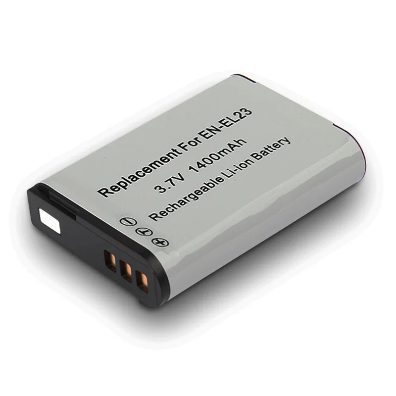 Литий-ионный аккумулятор 3,8 В, 1400 мАч EN — EL23 для цифровых фотоаппаратов Nikon — совместим с P610s, P600, S810c, P900S