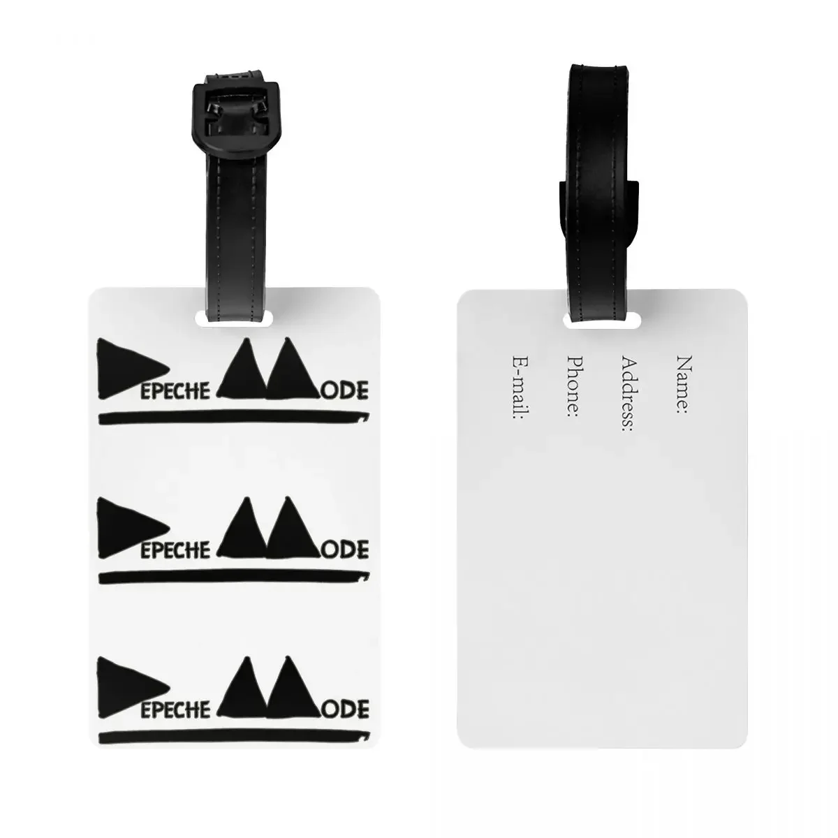 Custom Electronic Rock Cool Mode Luggage Tag for Suitcases Fashion Baggage Tags Privacy Cover Name ID Card