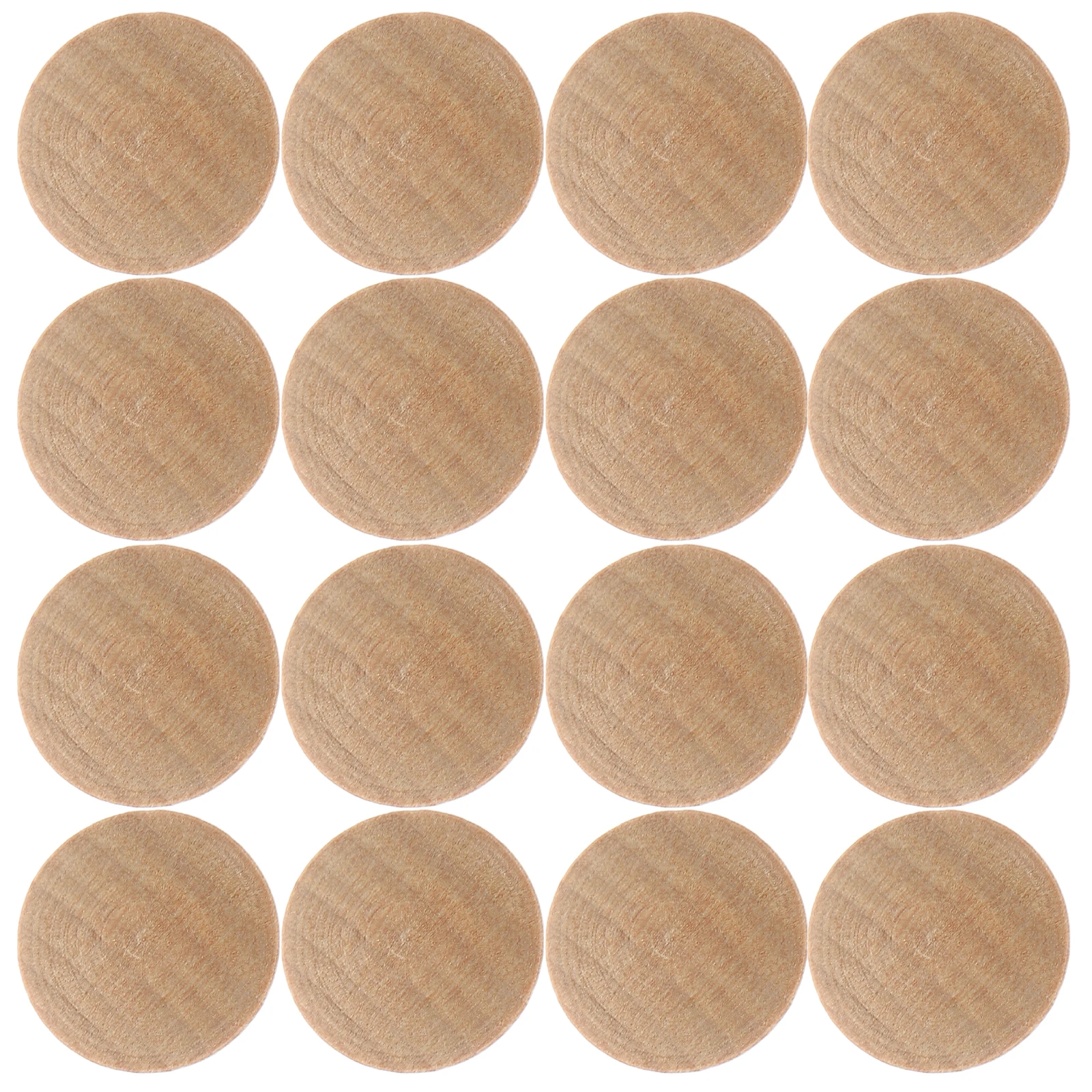 

50pcs Wooden Screw Plugs Replacement Carpenter Bee Plugs Sturdy Furniture Wood Plug Decorative Pocket Cabinet Button Tops