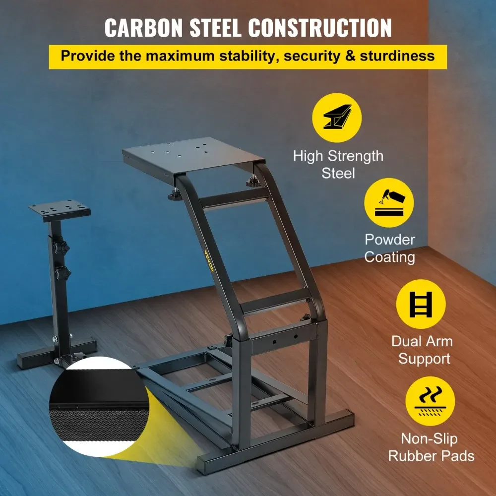 SIHAO ‌ G29 G27 G25 Simulatore di corse Supporto per volante Supporto per ruota regolabile Logitech Thrustmaster Fanatec Cockpit Frame