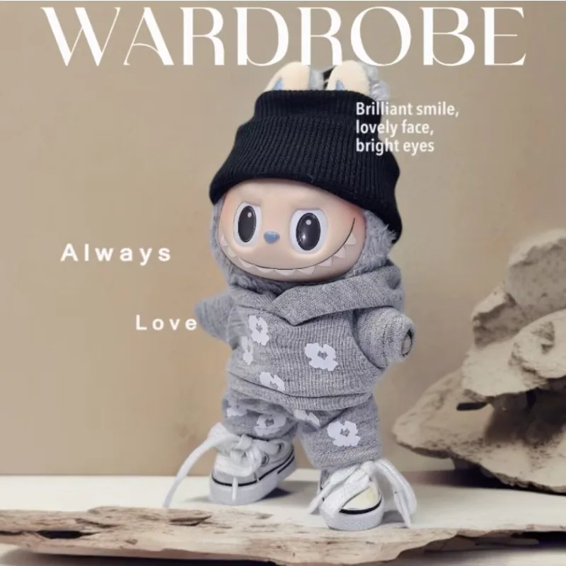 

Labubu Doll Clothes Set Mini luxury Cute design 17cm labubu Advanced clothes designer labubu senior fashion brand Gift 2025 New