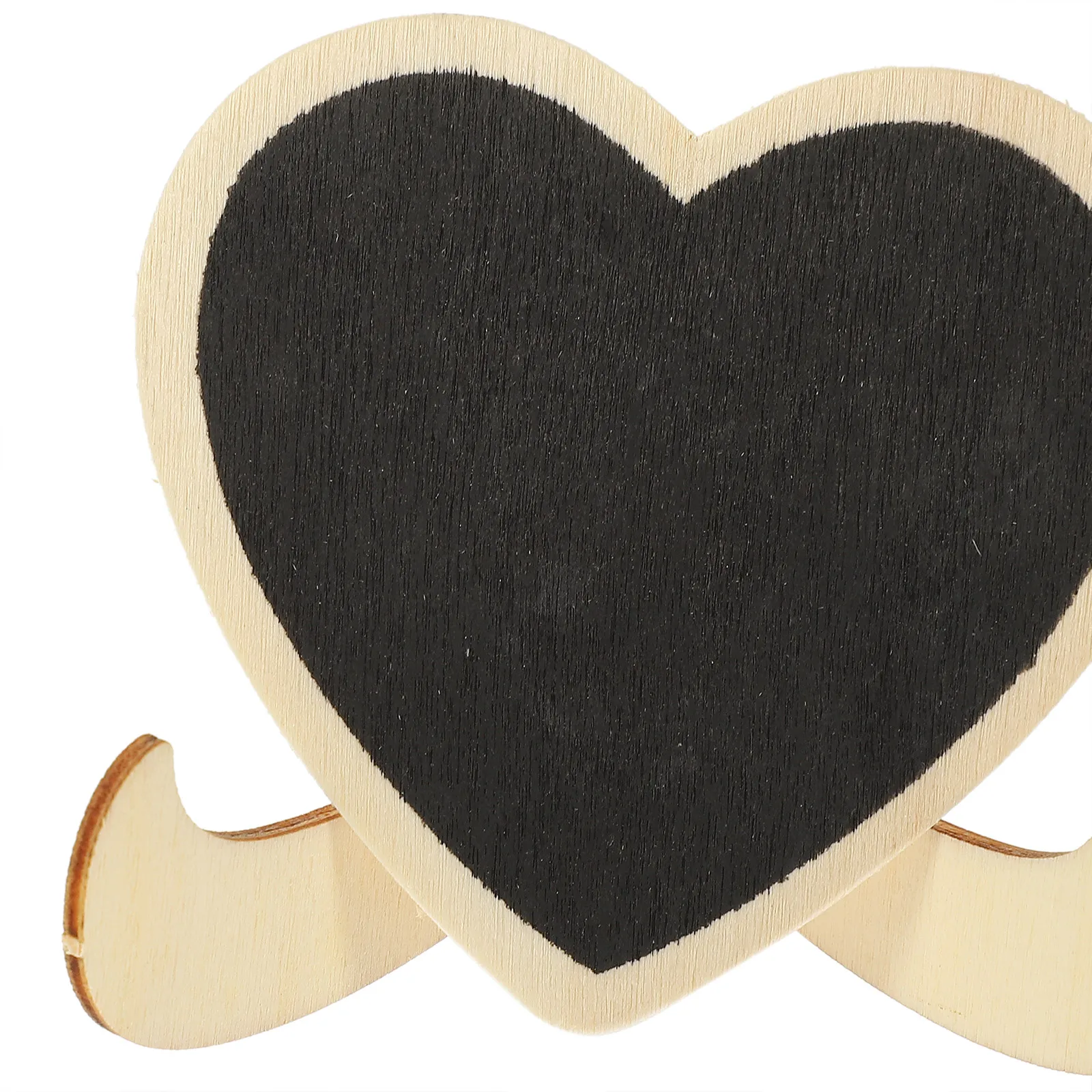 

10pcs Heart Shaped Mini Chalkboard Signs Small Easel Blackboards Wedding Home Office Shop Tabletop Letter Board Gifts