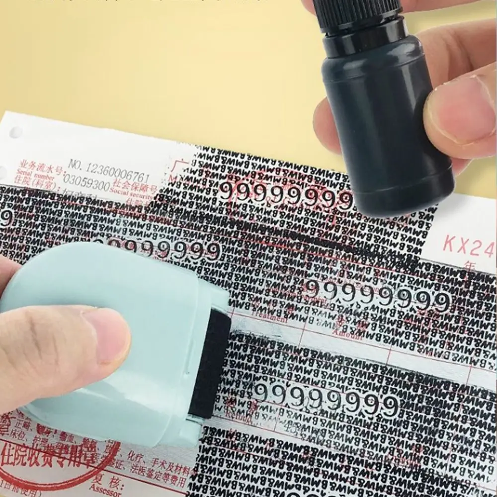 Express Bill Applicator Security Stamp Roller Privacy Applicator Express Unpacking Rolling Privacy Seal Identity Protection