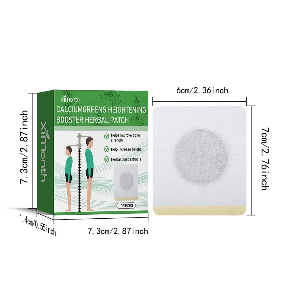 Hoogteverhoging Voet Patch Conditionering Body Grow Botgroei Voet Sticker Body Hoogte Enhancer Patch Voor Volwassenen En Juveniel