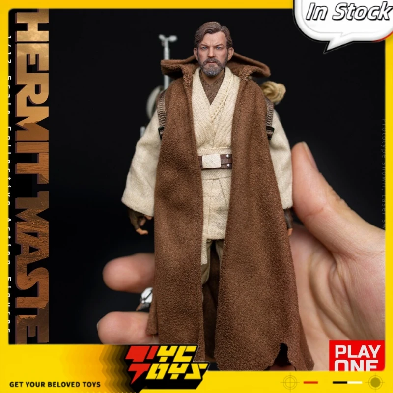 

TYCTOYS In Stock Original Play One Twelve 1/12 Hermit Master Jedi Master POT-007 Action Figure 6inch Full Set Model Toys Gifts