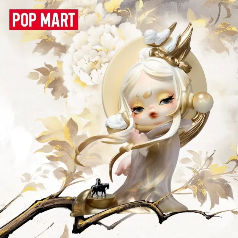 

POPMART серия «Золотой галлоп», оригинальная слепая коробка, сюрприз, загадочная коробка, милые аниме-фигурки, украшения, фигурки