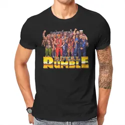 Hot selling in Summer Unisex T-shirts Wrestling Fabric Royal Rumble 1991 Round neck short sleeved T-shirt Street Clothing S-6XL