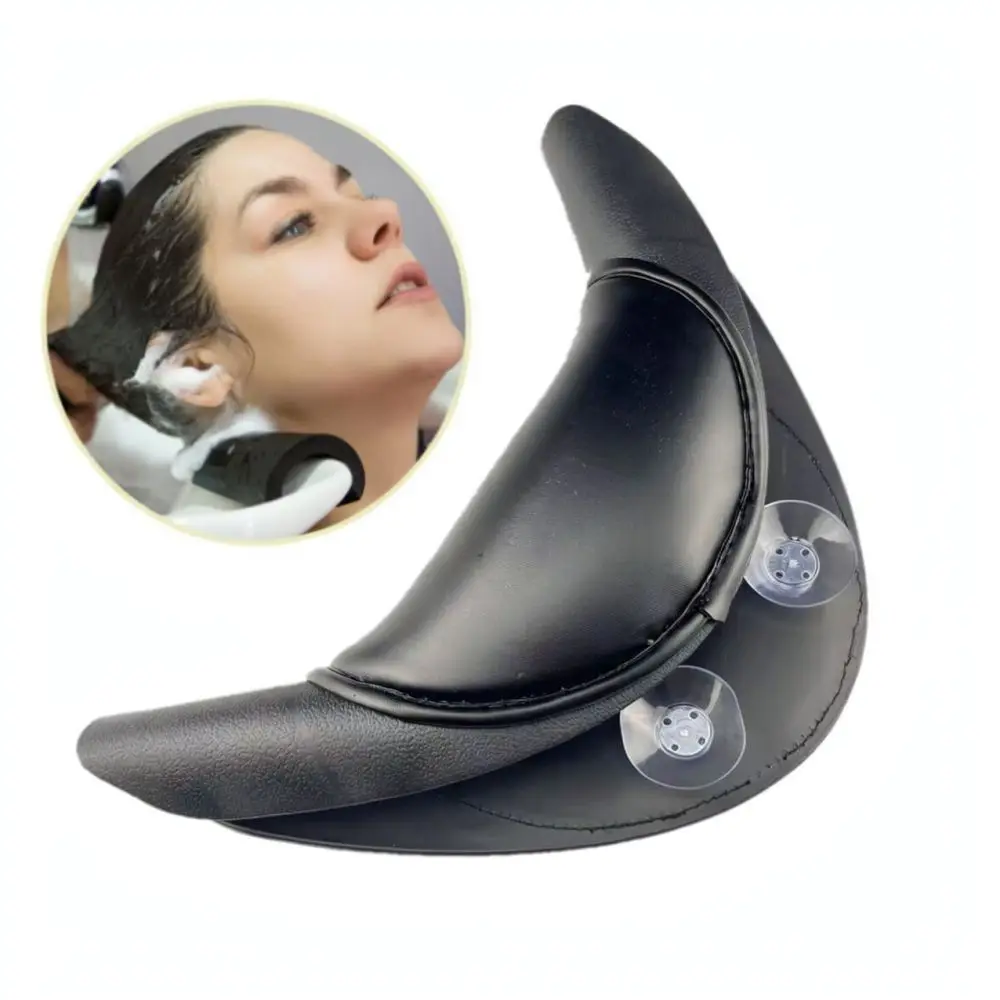 Barber Sink U Shape Neck Cushion Salon Shampoo Bed Headrest Soft Comfortable Leather Hair Washing Support Accessory