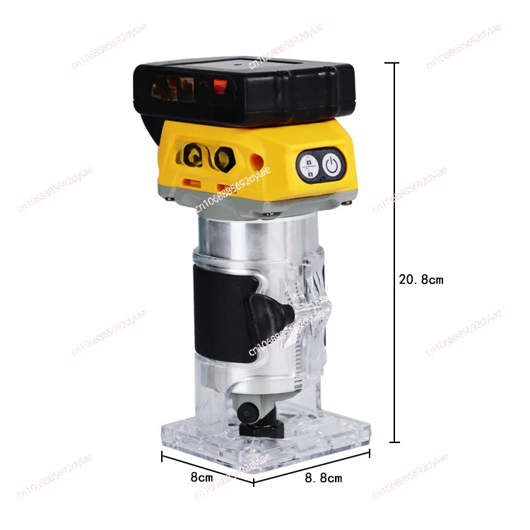 Brushless Electric Trimmer Woodworking Trimming Machine Wood Router Milling Engraving Slotting Machine