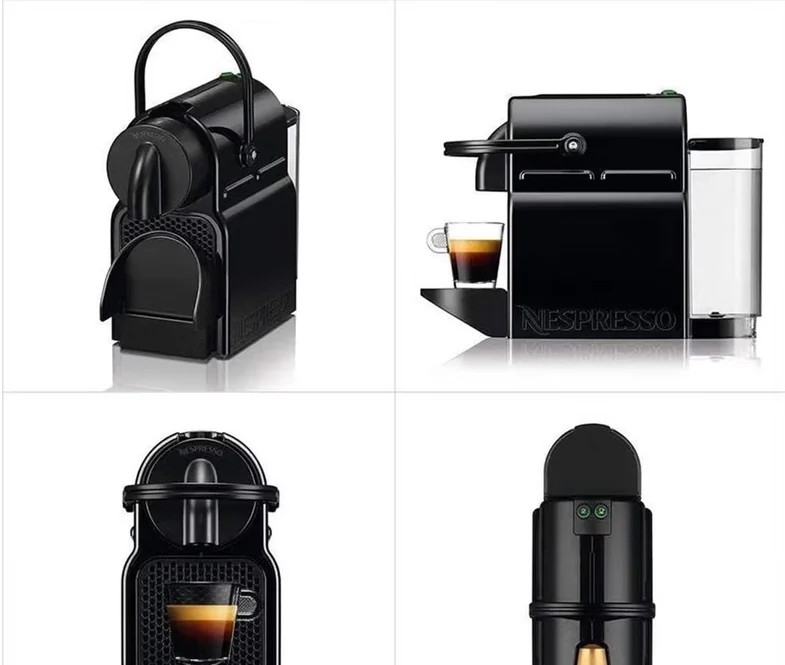 Nespresso D40 BLACK household capsule coffee machine Inissia Italian home diy cafe maker Full auto office home 100-120V 19bar