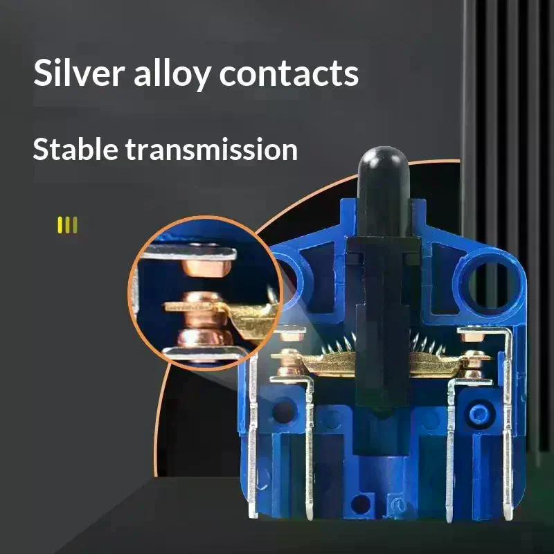 LXW20-11/M Limit Switch Stroke PUSH Slug Column Micro Travel Silver Contact Blue 16A 1NO 1NC