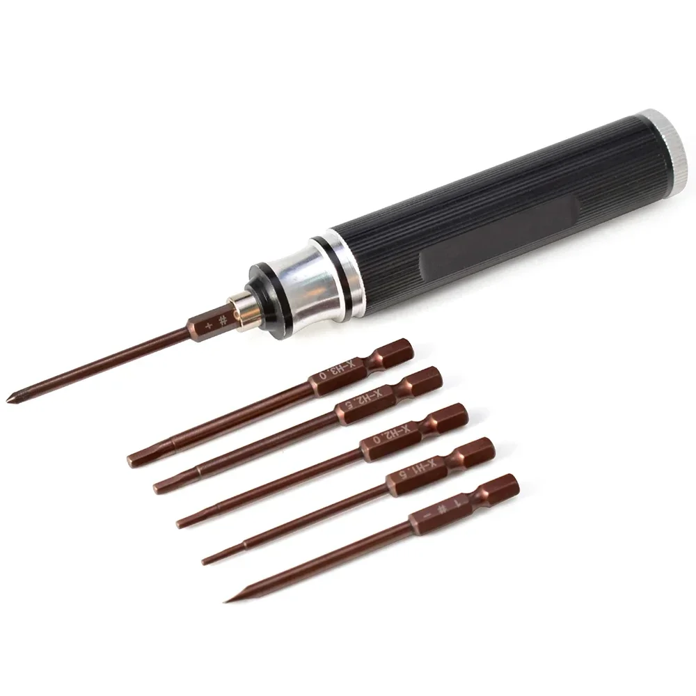 Wkrętak RC 6w1 Magnetyczny wkrętak sześciokątny 1.5 2.0 2.5 3.0mm Zestaw wkrętaków do RC Car Rc Helicopter Drone Repair Tool