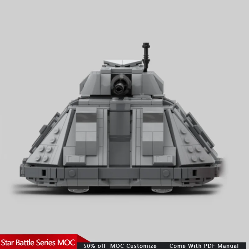 1368 pièces étoile combat artillerie mobile hovertank MOC personnaliser bloc de construction modulaire brique technologie bricolage jouet cadeau de noël