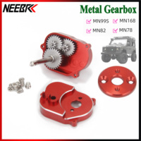 Full Metal Transmission Gearbox for 1/12 RC Car Crawler MN Model 370 Motor MN82 MN78 MN99S MN168 MN98 Upgrade Accessories Parts