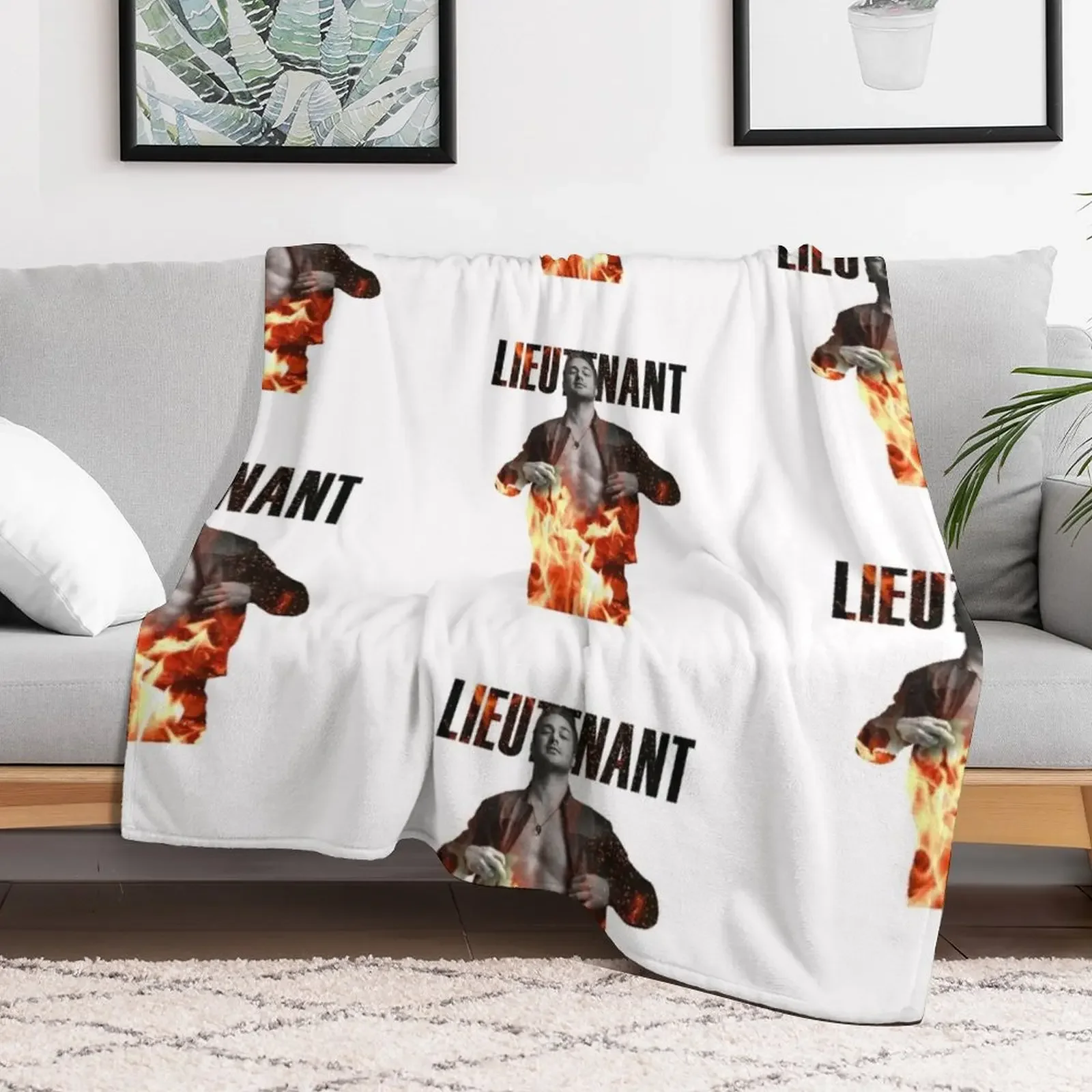 Lieutenant Kelly Severide from Chicago Fire Throw Blanket Flannels Weighted Luxury Thicken Blankets