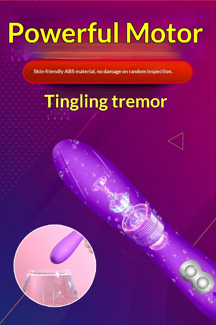 Wibrator teleskopowy z ładowaniem USB, stymulator łechtaczki i punktu G, koralik do wtykania, masturbacja kobieca, zabawka erotyczna dla dorosłych