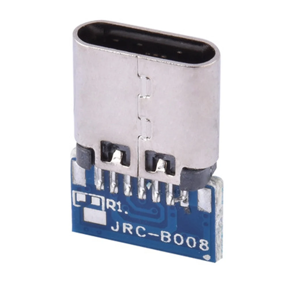 USB 3,1 Typ C Stecker 14/16-polige Buchse Buchse durch Löcher Klemmen Schweißen DIY Datenkabel Unterstützung Leiterplatte – Detail 5
