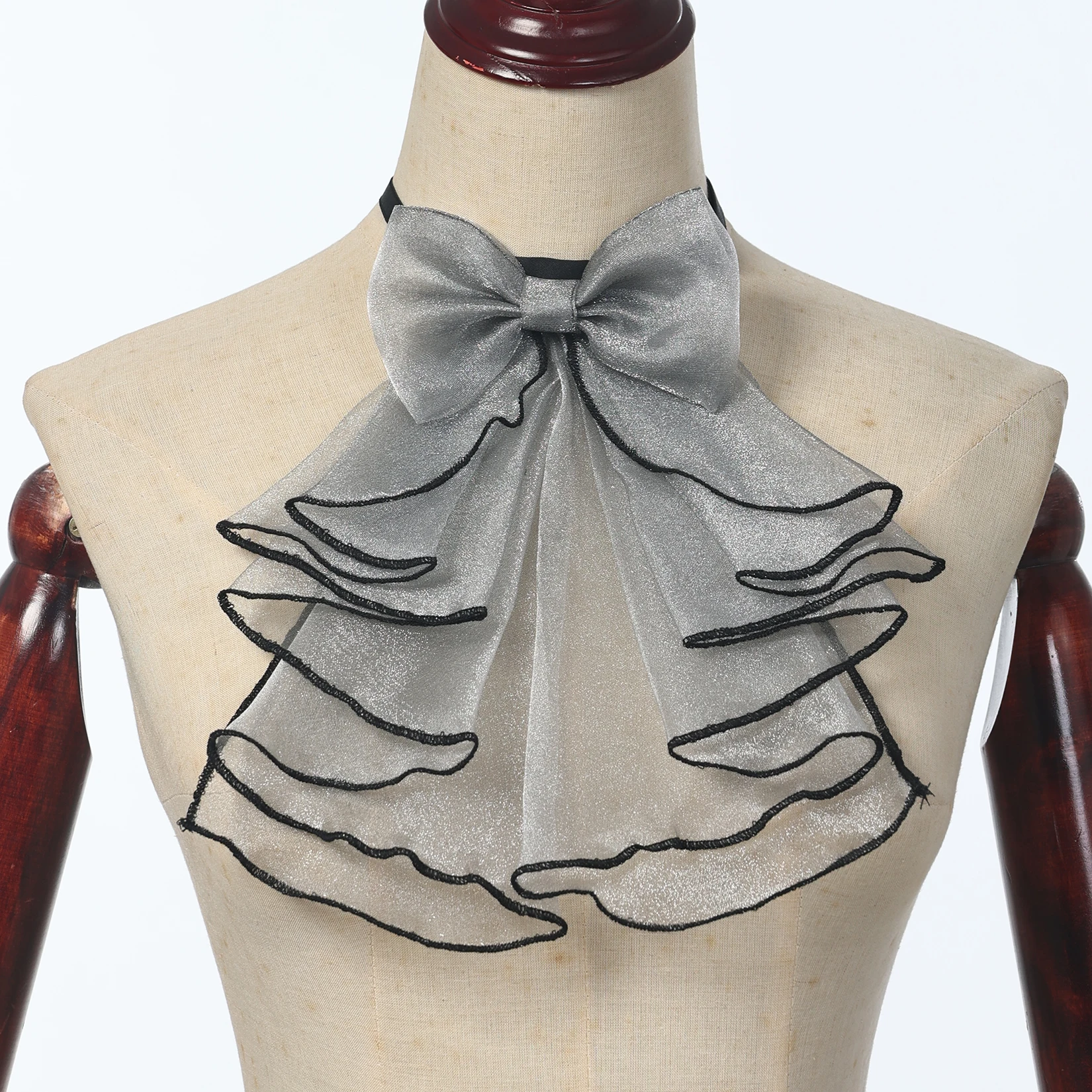 Vintage Neck Ruff Collar Renaissance Jabot