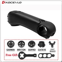 KOCEVLO Bike Aero Stem T1000 Carbon Fiber MTB/Road Bike Carbon Stem 3 degrees adjust with computer mounts bicycle accessories