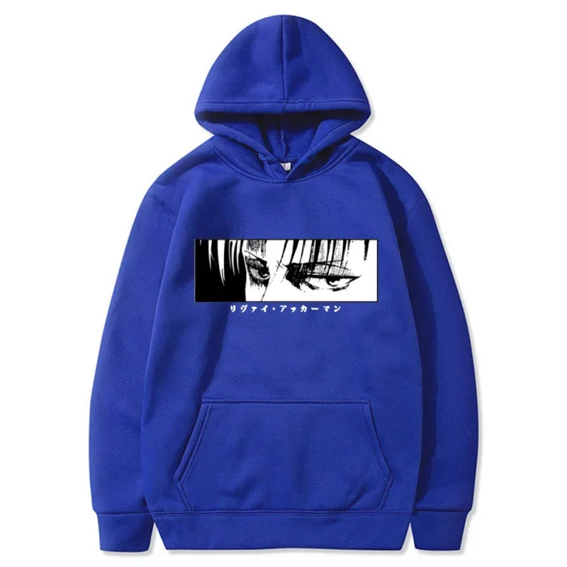 سترة بغطاء للرأس رجالية عالية الجودة لرقص شارع هاراجوكو من المانجا اليابانية "الهجوم على العمالقة" المطبوعة #6