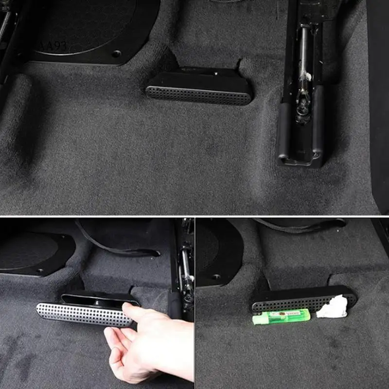 

AA-Car Seat AC Heat Floor Air Conditioner Duct Vent Outlet Grille Cover For BMW 3 Series G20 2019 2020