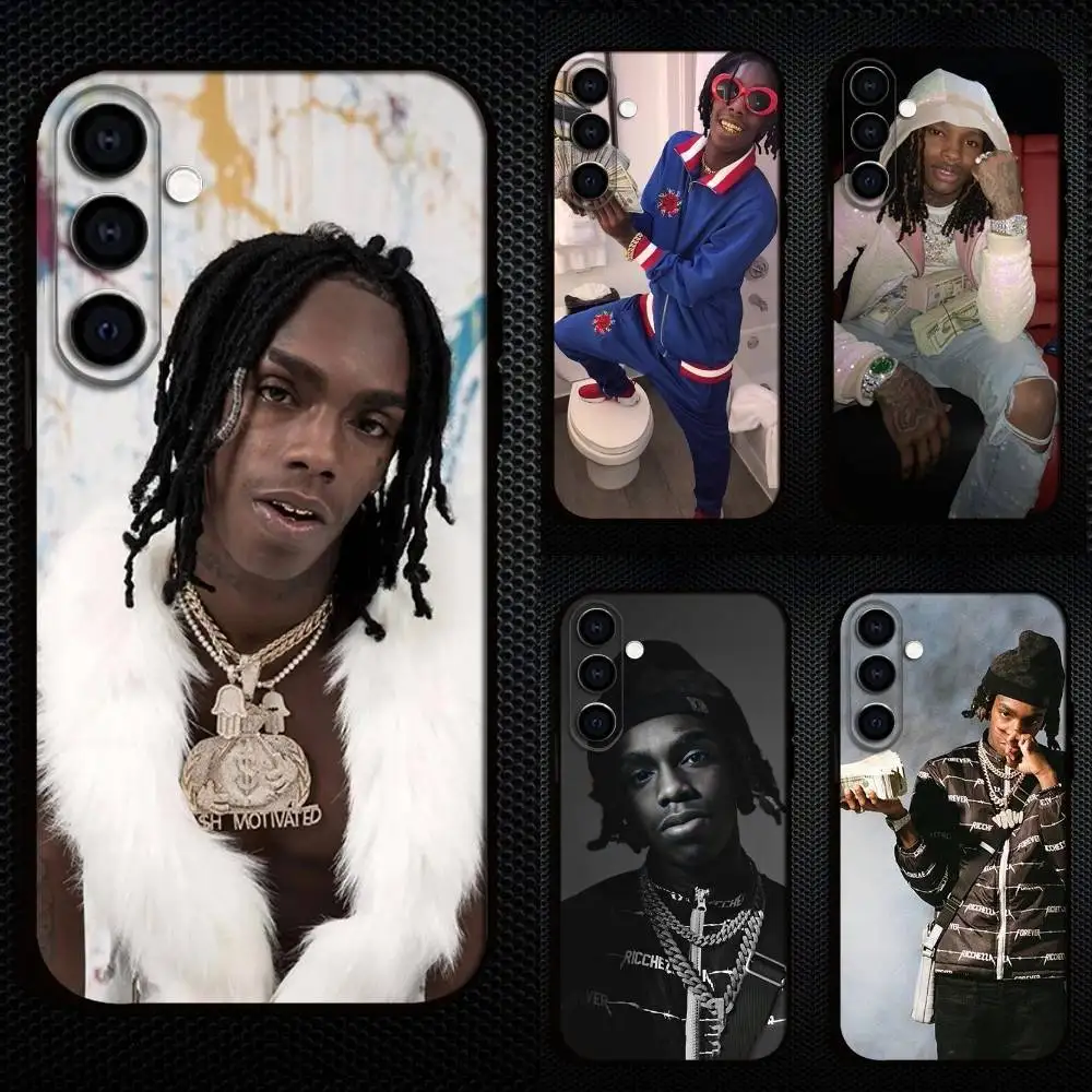 

Y-YNW M-Melly Rapper Phone Case For Samsung Galaxy A73,A72,A71,A70,A53,A52,A51,Others Soft Black Cover