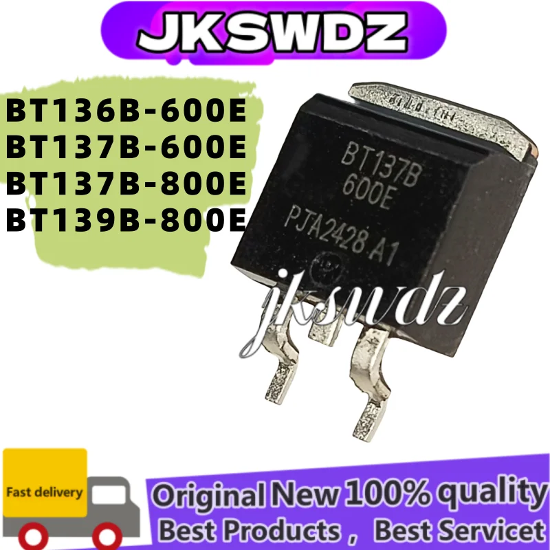 

10pcs 100% NEW BT136B-600E BT137B-600E BT137B-800F BT139B-800E TO-263