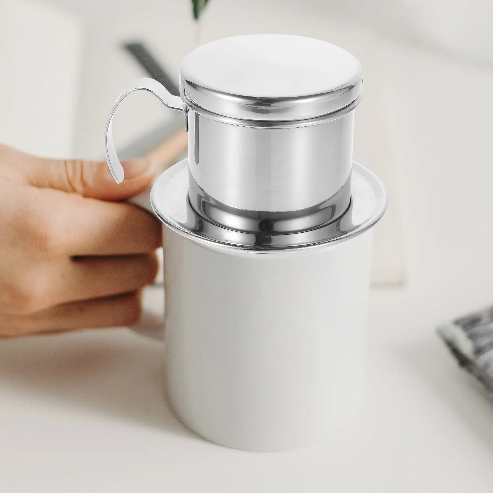 

Coffee Pot Makers Heat Resistant Tea Strainer Stainless Steel Filter Teapot Filtration