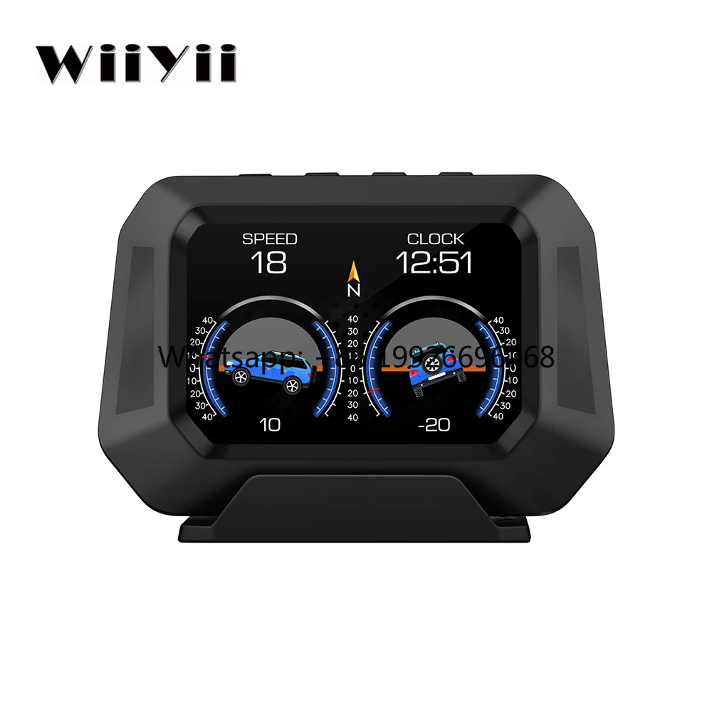 

Car HUD P21 Head up Display 2 GPS Auto Meter Overspeed Alarm Car Accessories