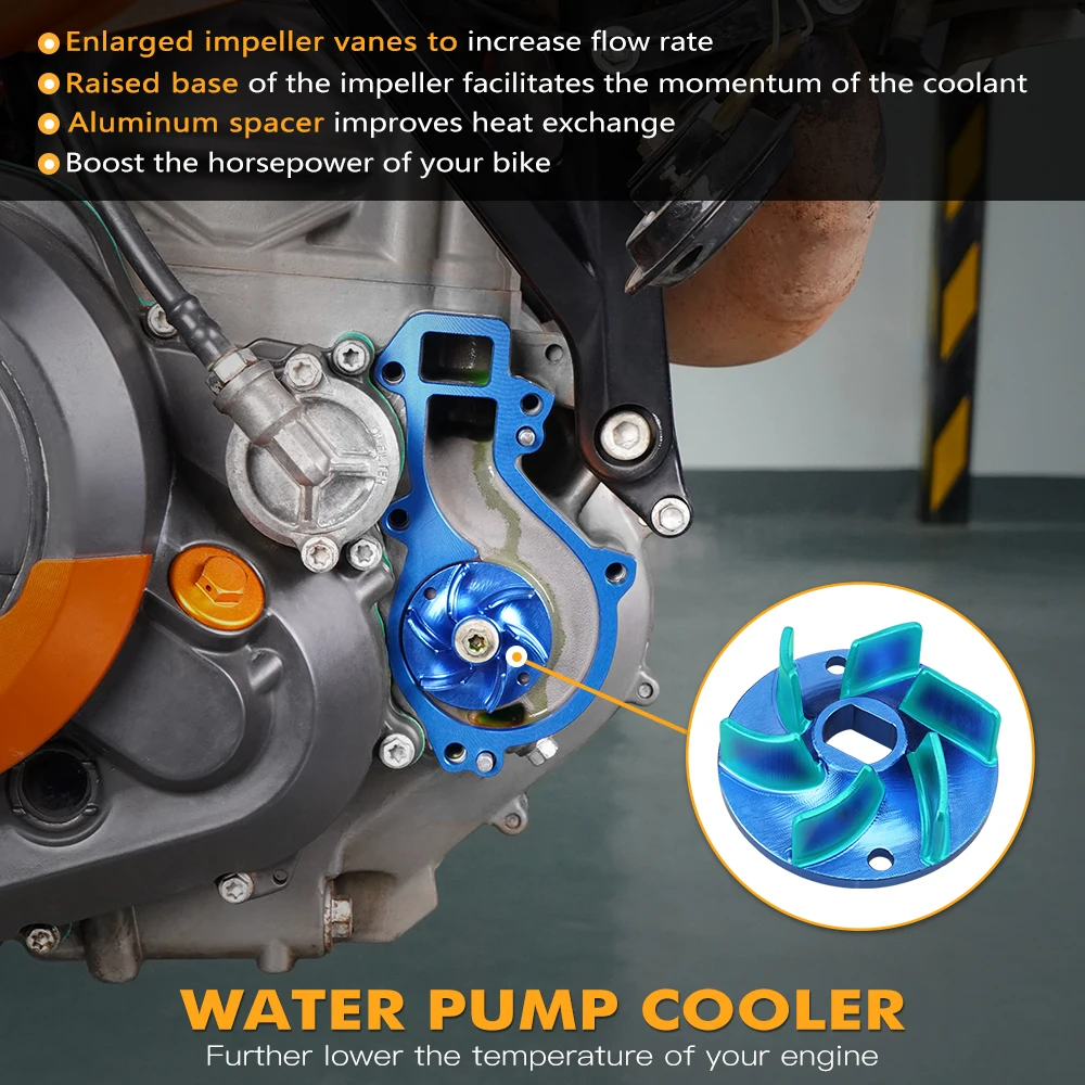 For 2016-2023 Husqvarna 701 SM 701 Enduro Water Pump Cooler Impeller Kit for KTM 690 SMC/R 690 Enduro/R 690 Duke/R 2008-2023 view 5