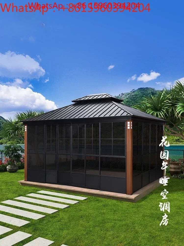 Outdoor sunshine room, simple courtyard, pavilion, villa, outdoor farm music assembly house, residential house