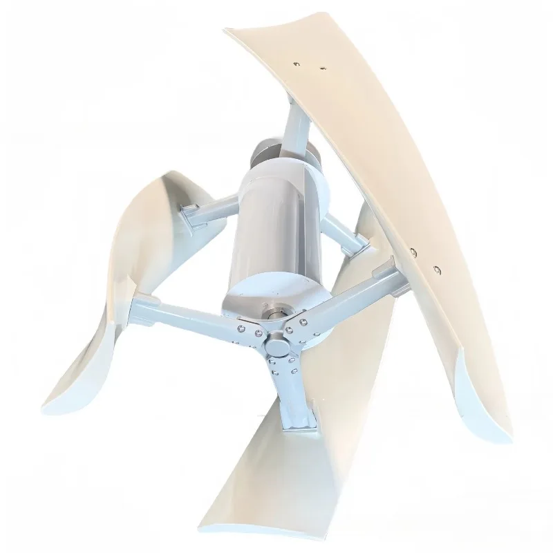 Vertical Wind Turbine Micro Wind Generator Low Wind Startup Anti Strong 1pcs