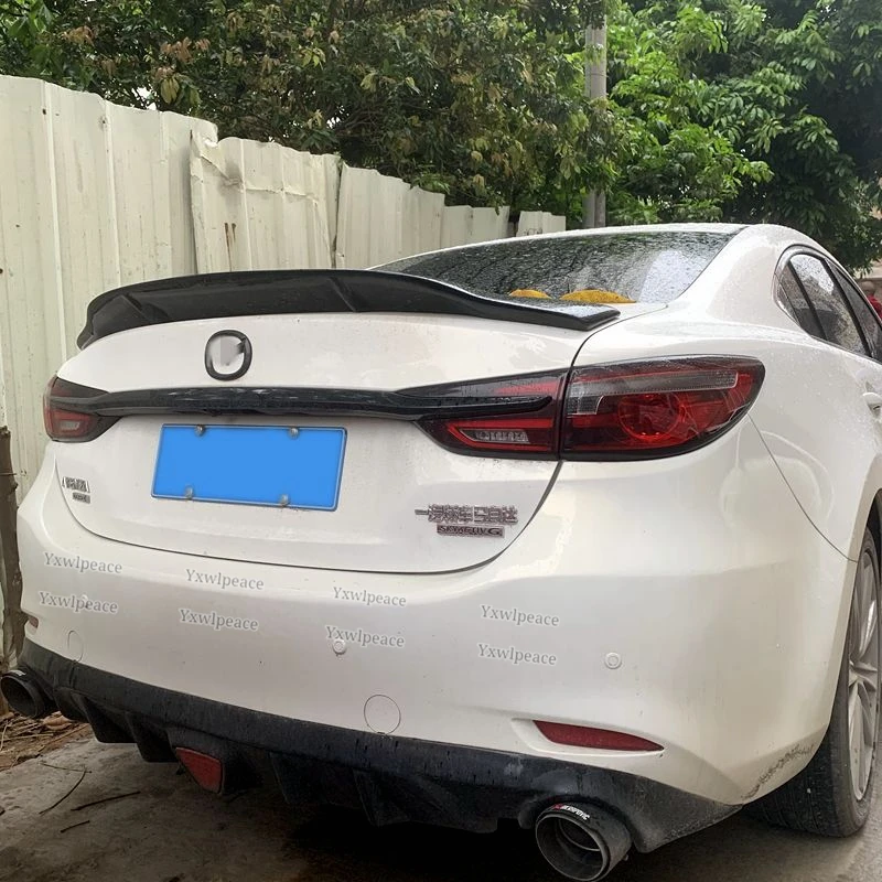 For Mazda 6 ATENZA Spoiler 2015 2016 2017 2018 2019 2020 Unpainted Color Car Trunk Spoiler Body Kit Parts