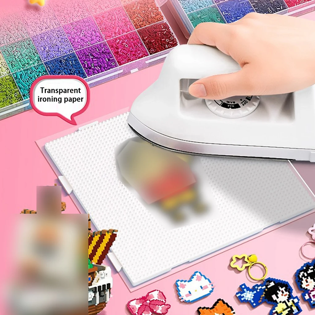 เตารีดพกพาขนาดเล็กแบบใช้ไฟฟ้า หัวรีดร้อน ใช้ได้กับปลั๊ก EU/US เหมาะสำหรับงานฝีมือ รีดผ้า ซักรีด และงาน DIY ของเล่น